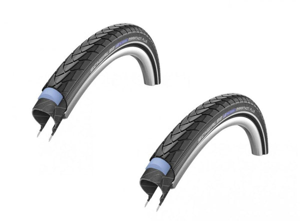 Schwalbe 2 x Reifen Drahtreifen MARATHON PLUS Performance Smart Guard 26x1.75 Zoll  47-559 Reflex E-50
