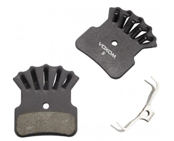 Voxom Scheibenbremsbeläge Bsc31 Shimano Saint BRM810 ZeeM640 semi-metal 2 Stück Alu-Trägerplatte