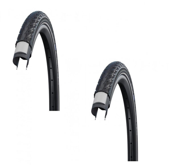 Schwalbe 2 x Schwalbe Reifen Delta Cruiser Plus HS431 28x1.50 Zoll E25