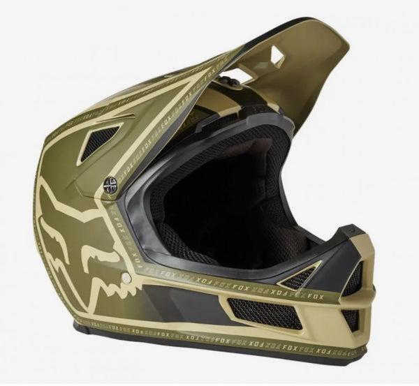 FOX Helm RAMPAGE COMP CALI CE CPSC Full Face Schutz Helm beige S