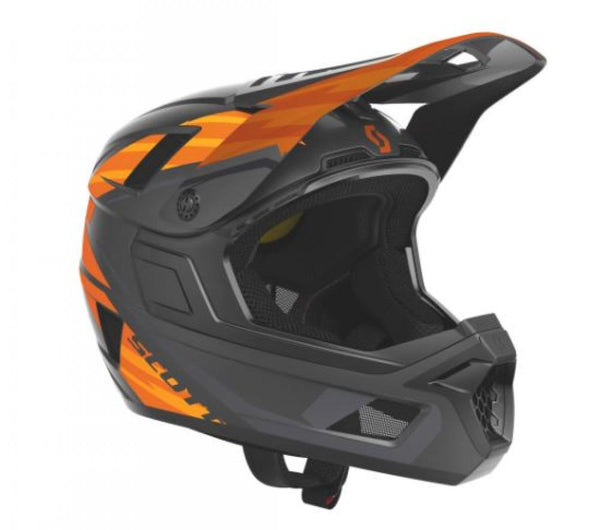 Scott Nero Plus Helm CE und CPSC black orange M