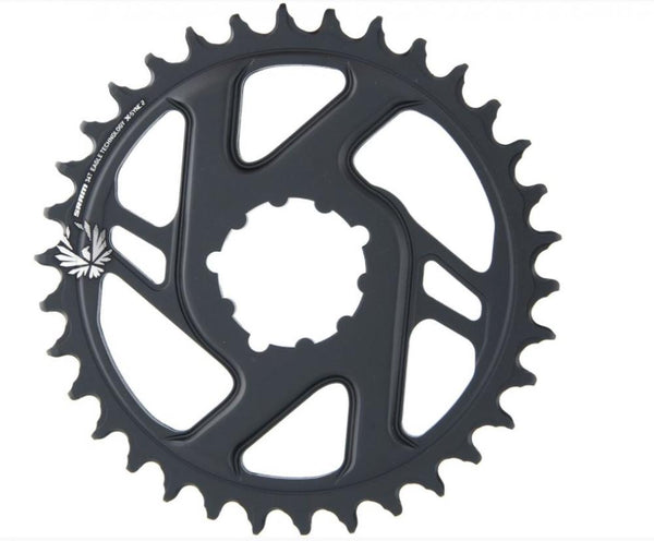 SRAM Kettenblatt X-Sync Eagle CF 34T Direct Mount kaltgeschm. Alu. schwarz 12-fach 3mm Offset