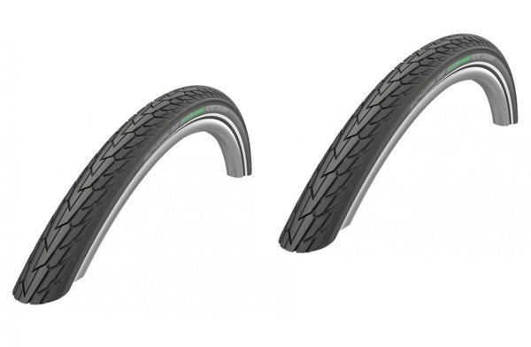 Schwalbe 2 x Reifen Road Cruiser HS484 Green 28x1.40 Zoll  37-622