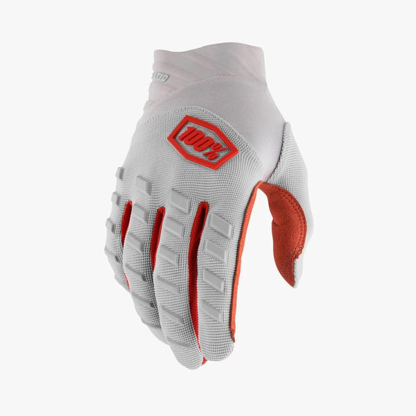 100% Airmatic Gloves silver S