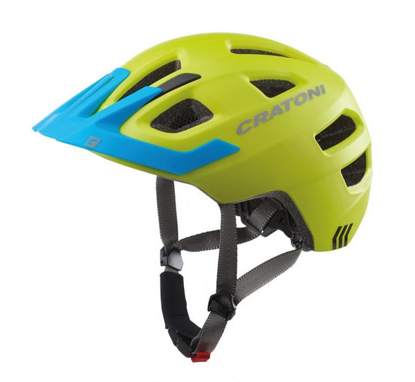 Cratoni Kinderhelm Maxster Pro Kid XS/S 46 bis 51cm lime blau matt