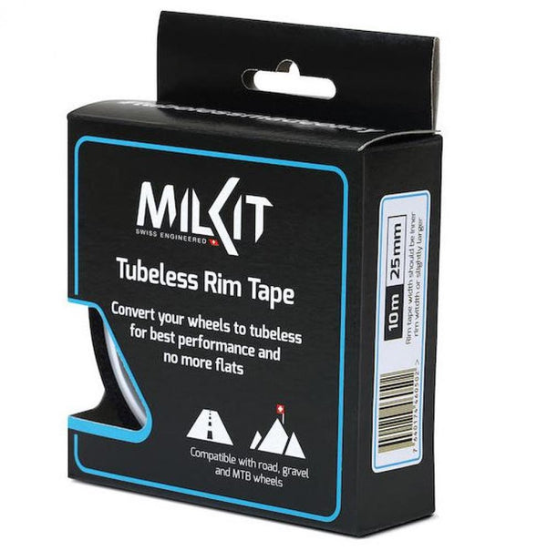 Milkit Felgenband Tubeless Ready 10M - 25Mm Schwarz