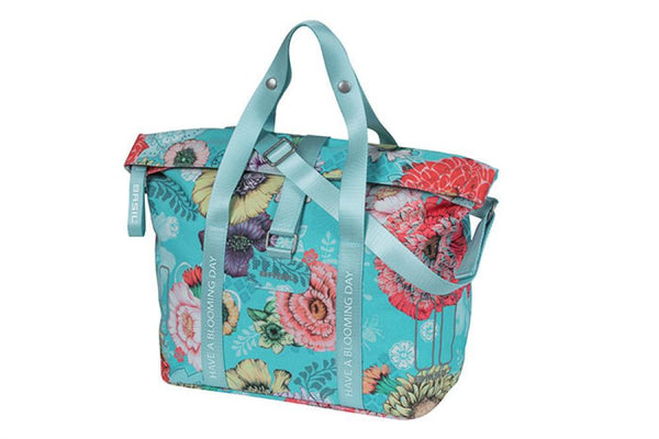 Basil Schultertasche Bloom Field sky blue KF-HOOK 29x15x26 cm 11 l