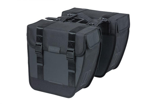 Basil Doppeltasche Tour Waterproof MIK schwarz 34x14x34 cm 28l