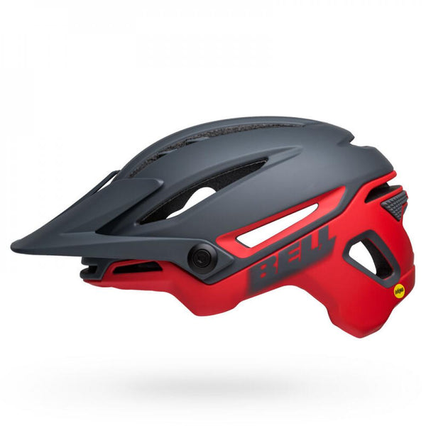 Bell Fahrradhelm Sixer Mips matt grau rot M 55-59 cm