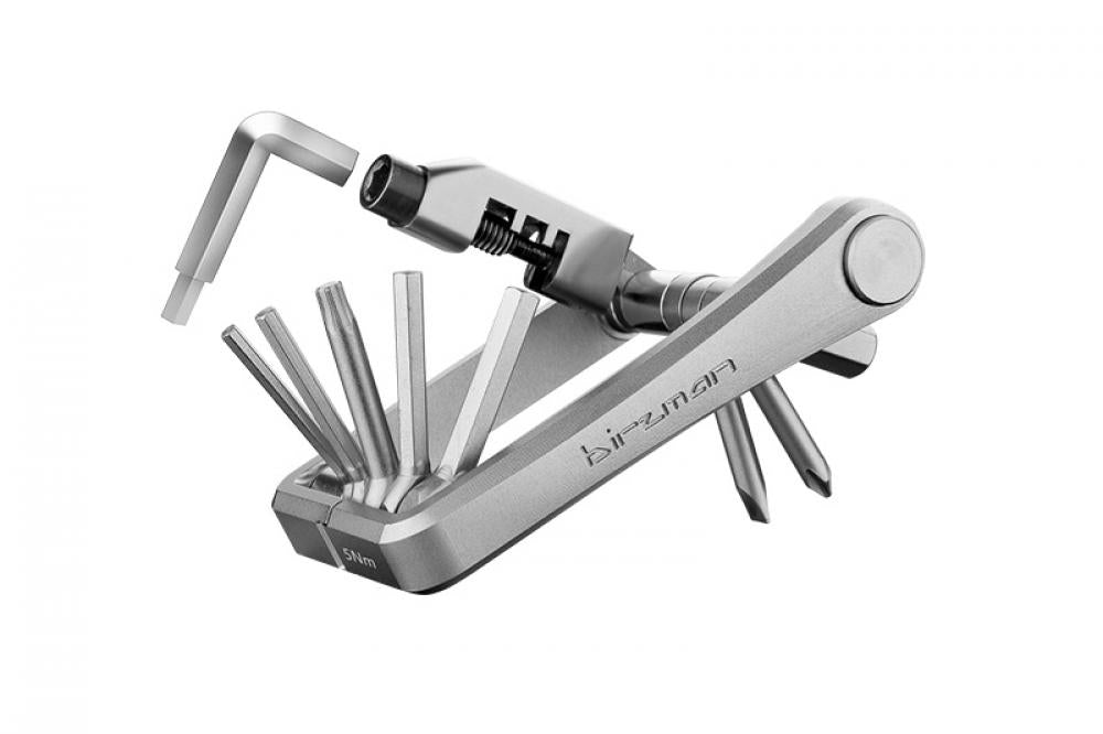 Birzman M-Torque mit 10 Funktionen und 5 Nm Drehmoment silber