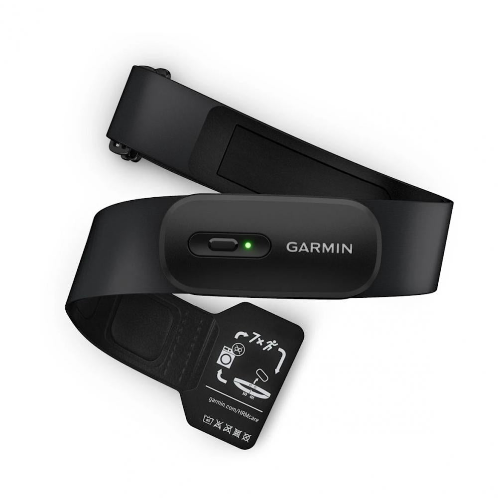 Garmin HRM 200 Herzfrequenz-Brustgurt M-XL - ANT+ und Bluetooth Pulsmesser für präzise Herzfrequenzdaten beim Laufen, Radfahren und Training, komfortabler Gurt