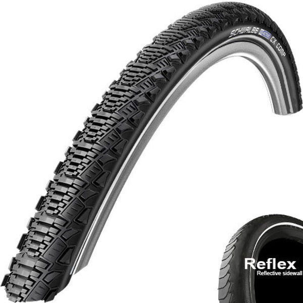 Schwalbe Reifen CX Comp 28x1.35" 35-622 schwarz Reflex HS369 Draht
