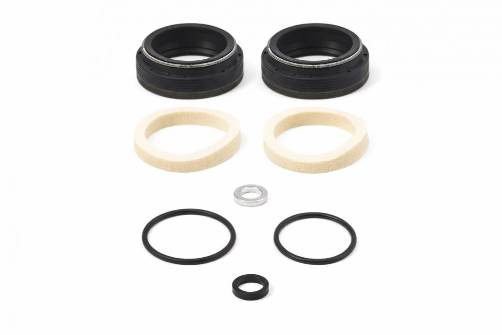 FOX Dust Wiper Kit 34 Millimeter Low Friction Gabeldichtung ohne Flansch für FOX 34 Federgabel Service Kit Staubabstreifer Satz Schwarz