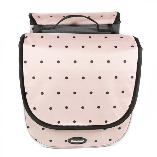 Haberland KINDER Doppeltasche TRENDY rosa schwarz