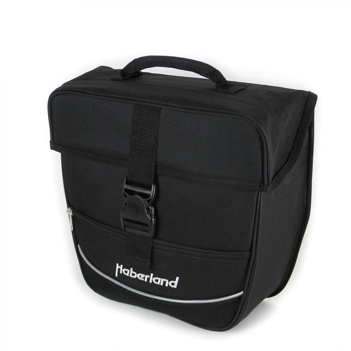 Haberland Einzeltasche Einsteiger Schwarz 30x32x13cm, 12 Liter Seitenansicht