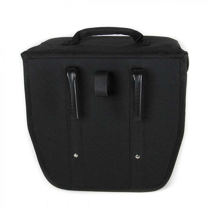 Haberland Einzeltasche Einsteiger Schwarz 30x32x13cm, 12 Liter Rückseite