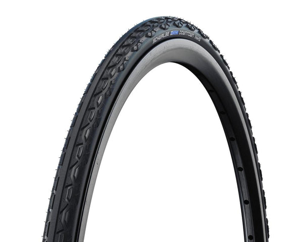 Schwalbe DownTown 24x1.00 (25-540) Rollstuhlreifen, K-Guard Pannenschutz, 2Grip Seitenwand, Black'n'Roll Compound, max. 10 bar, HS342