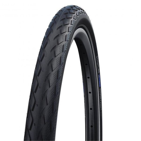 Schwalbe Marathon 28" Fahrradreifen 37-622 (28x1.40) mit GreenGuard Pannenschutz, Reflexstreifen, geeignet für E-Bikes bis 50 km/h, schwarz