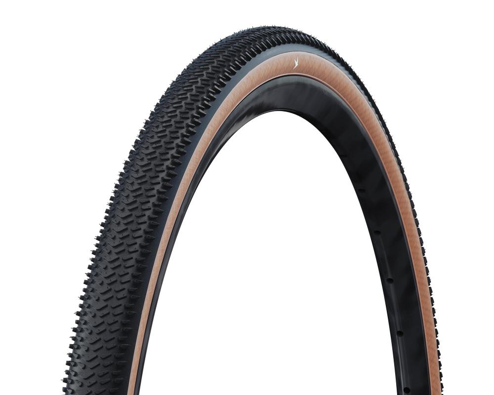 Schwalbe G-One R Pro 28x1,35" (35-622) schwarz/braun, Addix Race Compound, Super Race Karkasse, V-Guard Pannenschutz, Tubeless Ready, E-Bike bis 25 km/h