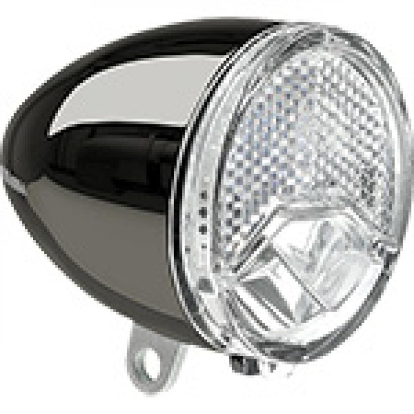 Axa Dynamo-Scheinwerfer 606 Auto LED schwarz chrom AXA NL 92915196SC StVZO