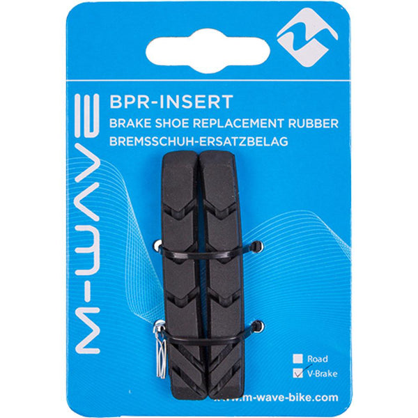 M-Wave Bremsgummi BPR-Insert-VC, schwarz, für BPR-VC-Base