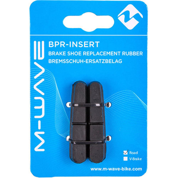 M-Wave Bremsgummi BPR-Insert-RR, schwarz, für BPR-RR-Base