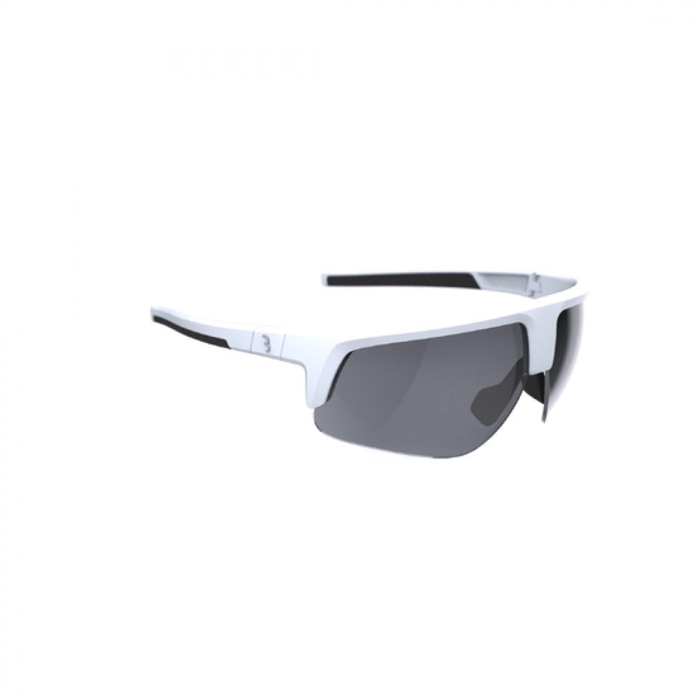 Sportbrille Comet smoke flash mirror matt weiss