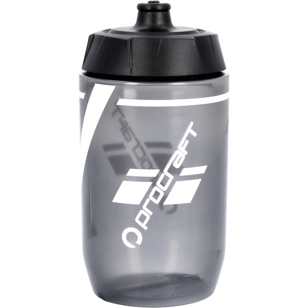 Procraft Trinkflasche Logo Bottle smoke 500 ml Smoke/weiß - leichte Fahrrad-Trinkflasche