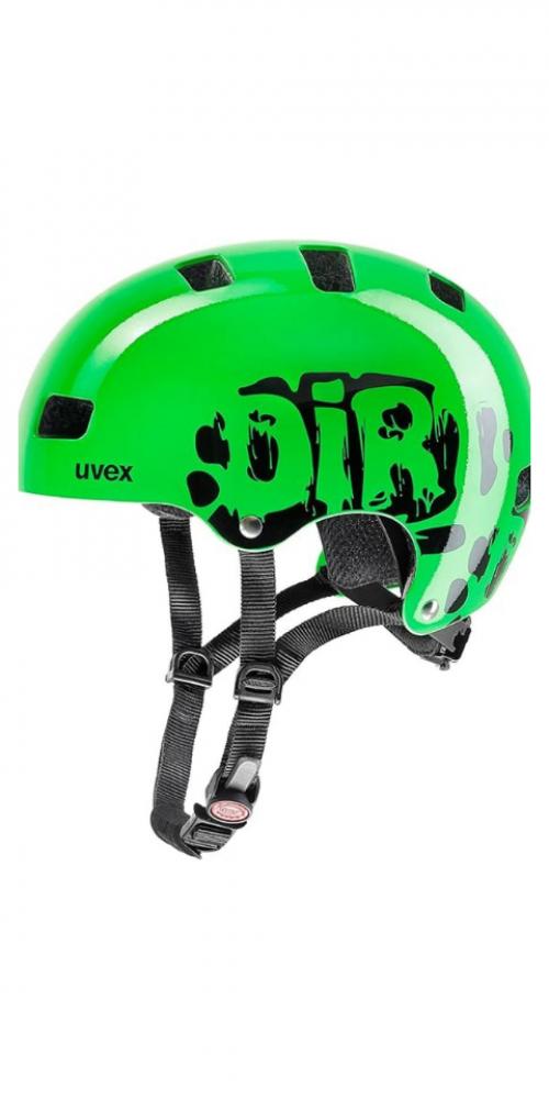Uvex Kid 3 Fahrradhelm Dirtbike Green (51-55 cm) – robuster Hartschalenhelm mit optimaler Belüftung und sicherem Sitz.