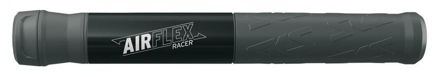 SKS Airflex Racer Minipumpe - ultraleicht, 196 mm, schwarz, flexibler Schlauch für Sclaverand-Ventil, bis 8 bar, inkl. Halterung, ideal fürs Rennrad