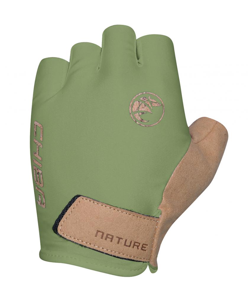 CHIBA Nature ECO - Radhandschuhe olive, L, atmungsaktiv & gepolstert