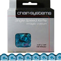 Point Kette Magic Colour blau für Single Speed 1/2x1/8Zoll 102Glieder 6,6mm BMX Trial