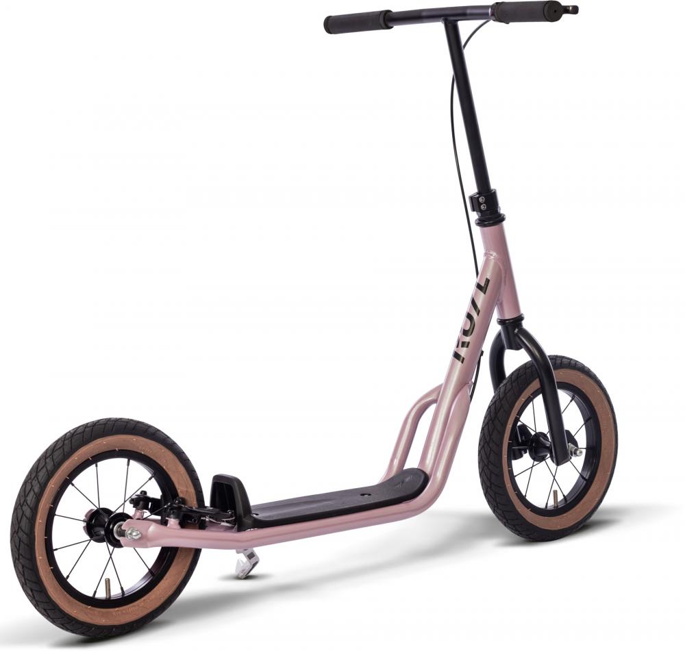 PUKY R 07 L Kinderroller - Pearl Pink, 12 Zoll Luftreifen, V-Brake hinten, Seitenständer, 6,4 kg, ab 4,5 Jahren