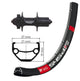 Bike-Parts Laufrad Hinterrad 26x1.90 Zoll Deore XT 6-Loch Disc schwarz Schnellspanner 36-Loch DT Swiss 545 schwarz Nirosta-Speichen schwarz