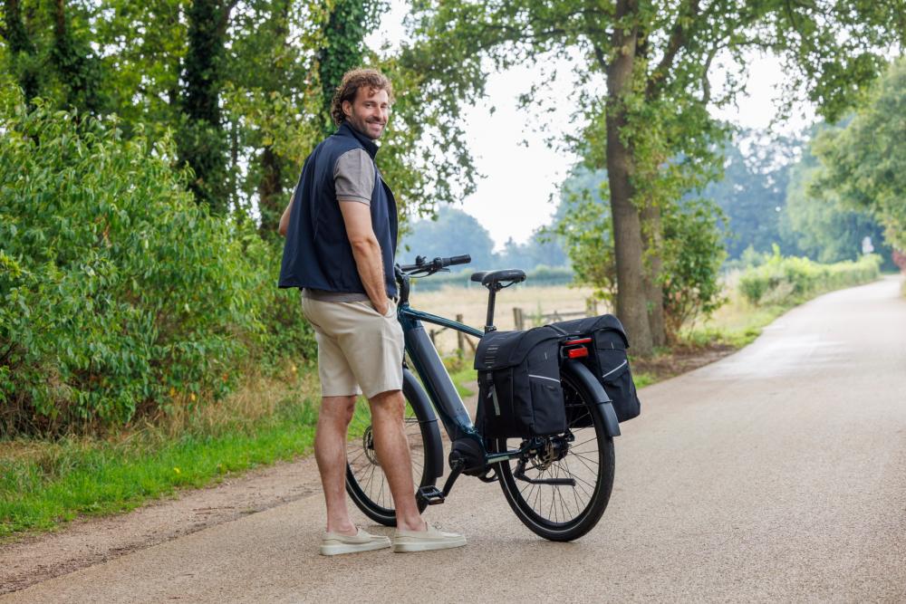 New Looxs Doppelpacktasche Vigo Double MIK 2.0 2 x 17,5L Black - geräumige Fahrradtasche