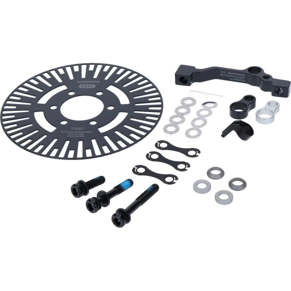 SHIMANO Sensorscheibe + Halterungs-Set BS-SS310-S 6-Loch für 160 PM/203mm Bremsscheibe - 203mm