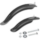 M-Wave Steckblech-Set MUD MAX für 12"-18" Kinder-/Falträder, flexibler Kunststoff, langer Spritzschutz, einfache Montage, schwarz