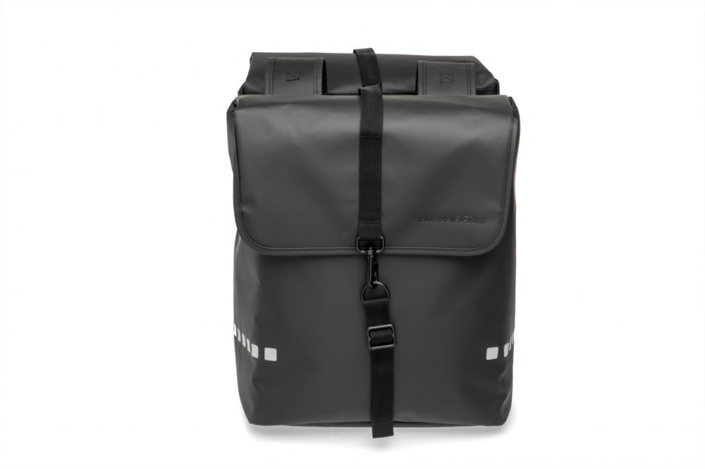 New Looxs Doppelpacktasche Odense Black Black - robuste Gepäckträgertasche für Alltag & E-Bike