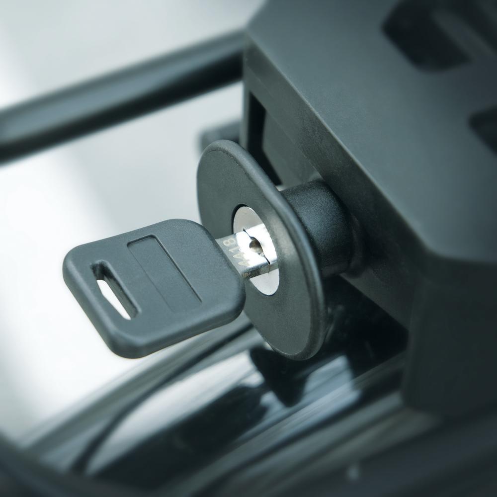 Northwind MonkeyLoad-T Adapterplatte schwarz, abschließbar, kompatibel mit i:SY Gepäckträger ab 2022, für sicheren Transport, max. Traglast 10 kg, stabile Montage