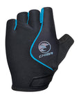 CHIBA Lady Air Plus - Damen Radhandschuhe, kurzfinger, schwarz/türkis, Gr. M