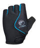 CHIBA Lady Air Plus - Damen Radhandschuhe, kurzfinger, schwarz/türkis, Gr. M