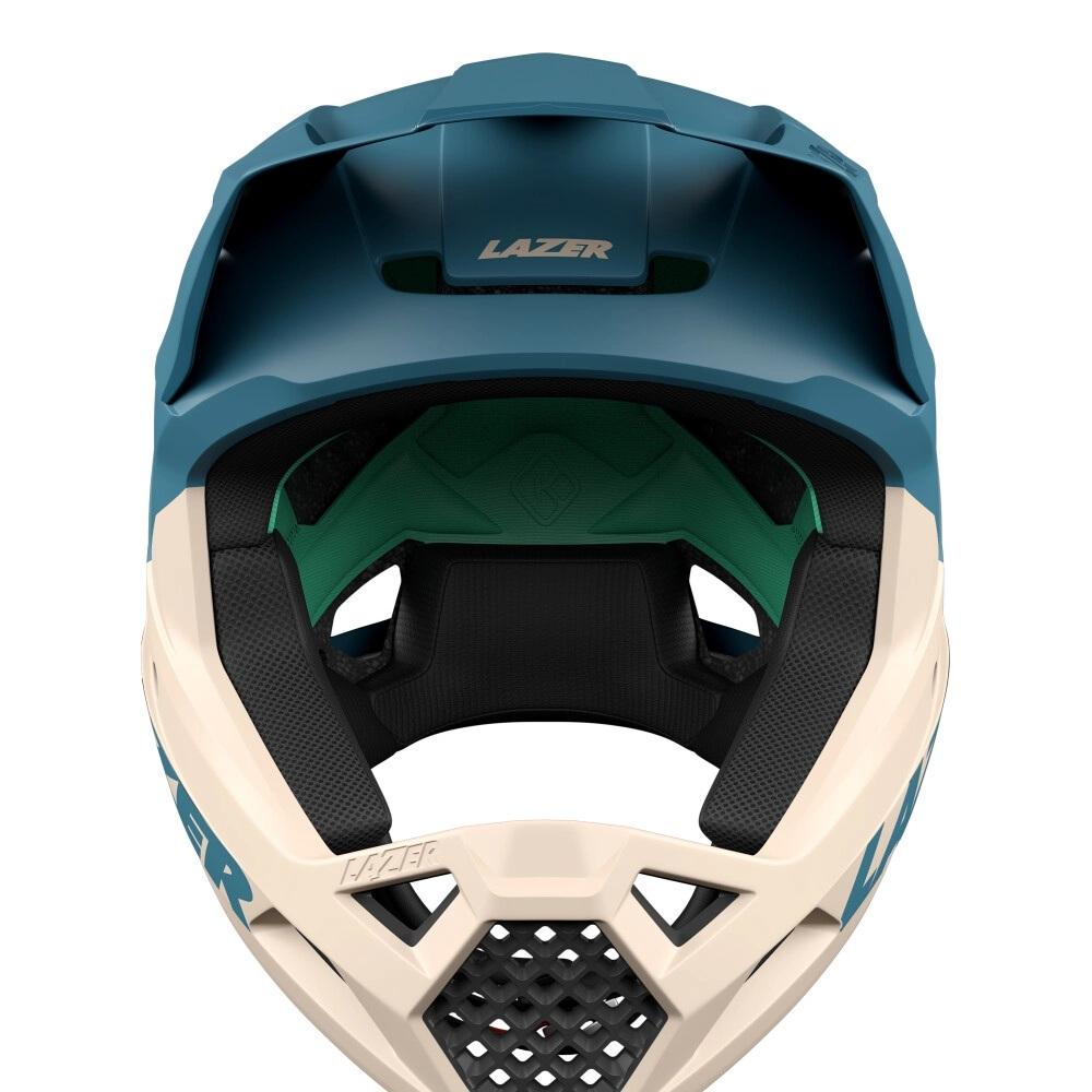 LAZER Helm Chase KinetiCore Matte Sandstorm XS - Fullface-Schutz für anspruchsvolle Abfahrten