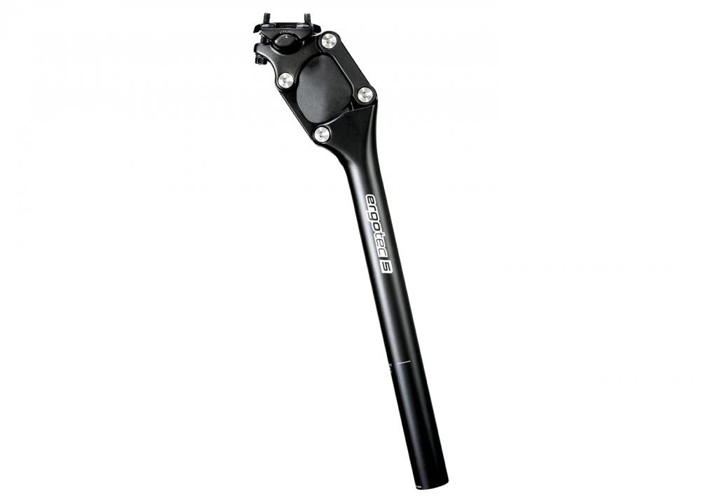 ergotec Federsattelstütze PM-705N ø27.2mm L350mm AL7075 T6 schwarz - 27.2 mm - Sattelstützen