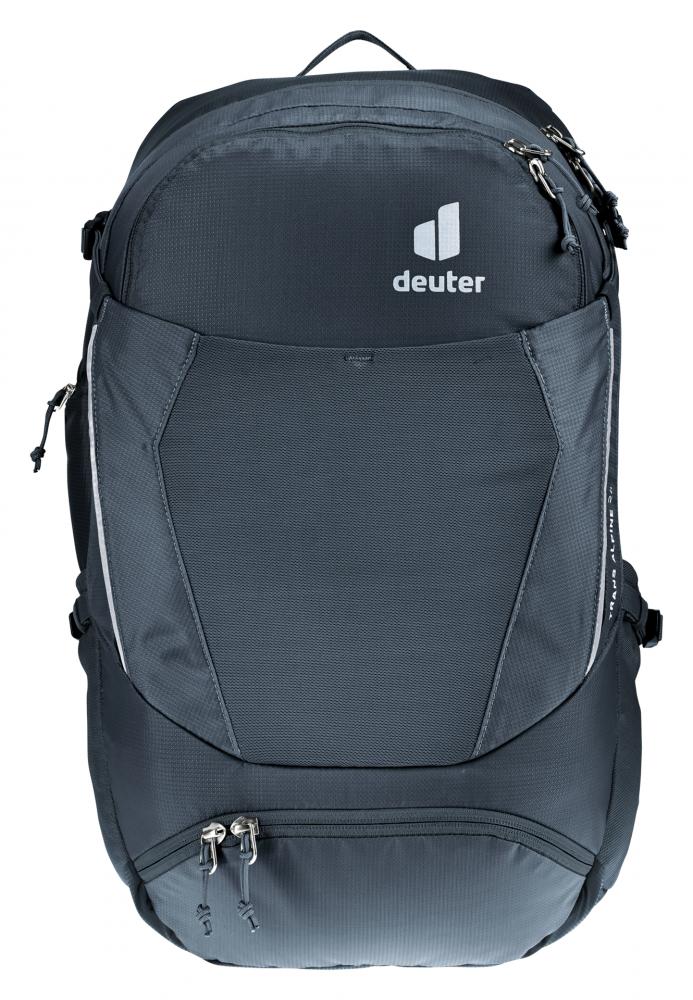 Deuter Trans Alpine 24 Fahrradrucksack 24 Liter Schwarz - ideal für Mehrtagestouren und MTB