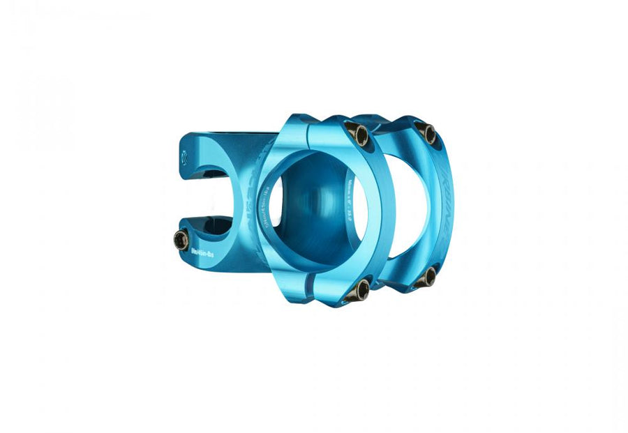 Race Face Turbine R Vorbau, 35.0mm, 50mm, türkis - stabiler MTB-Vorbau für aggressive Trails