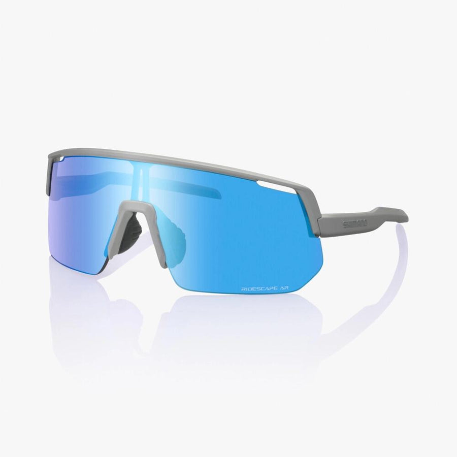 SHIMANO BRILLE TECHNIUM 2 L RIDESCAPE L GRAY - leichte Performance-Radsportbrille