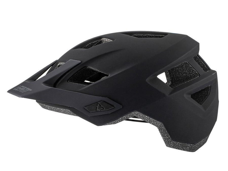 Leatt Helmet MTB All Mountain 1.0 Fahrradhelm Größe M Schwarz - Rotationsschutz & Belüftung