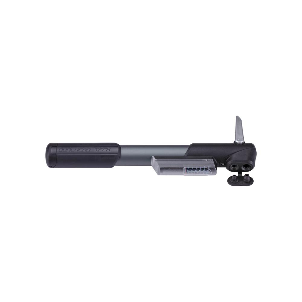 BBB Cycling BBB Minipumpe WindGun S 250mm S grau - kompakte Luftpumpe mit Druckanzeige