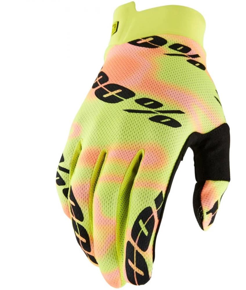 100% iTrack Youth Gloves L Kaledo - 2022 - leichter MTB-Handschuh mit Top-Grip