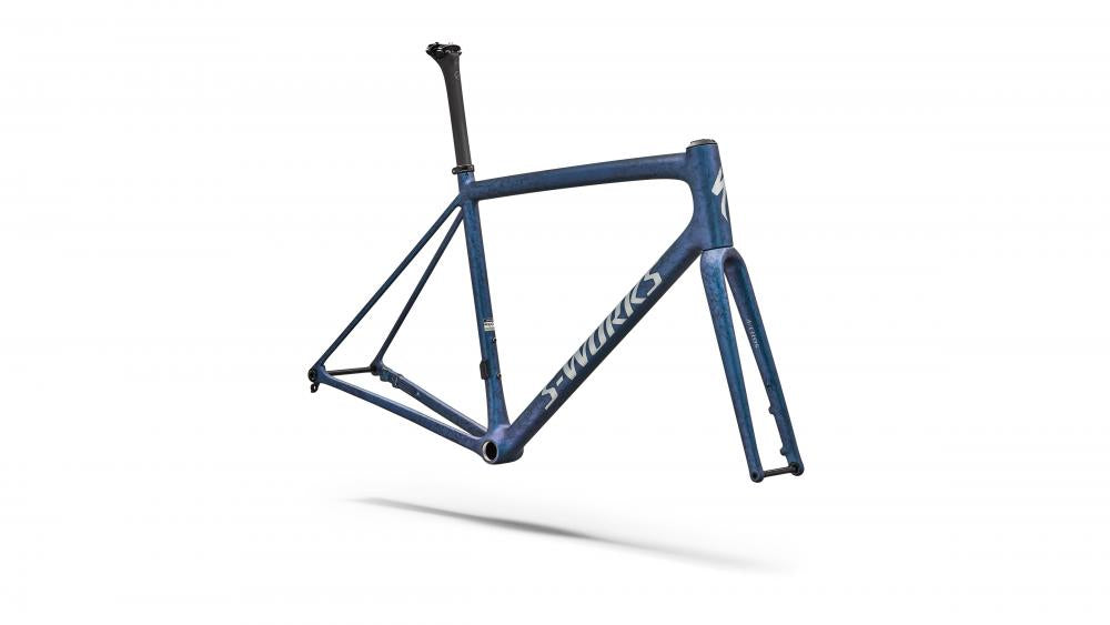 Specialized Aethos SW Rennrad Rahmenset - Cypress/Prism Chameleon/Grey Blue/Shadow Silver - Größe 52 - Fahrradrahmen